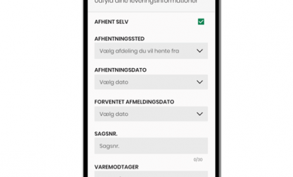 Afhenter Selv